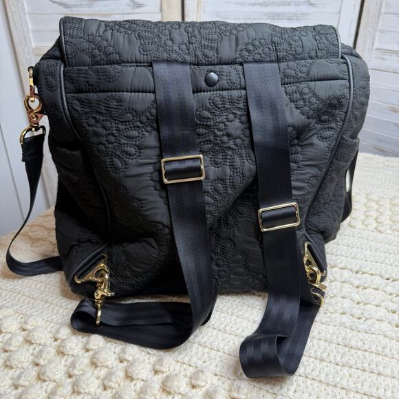 PETUNIA PICKLE BOTTOM Central Park North Boxy Backpack Black - Picture 11 of 16